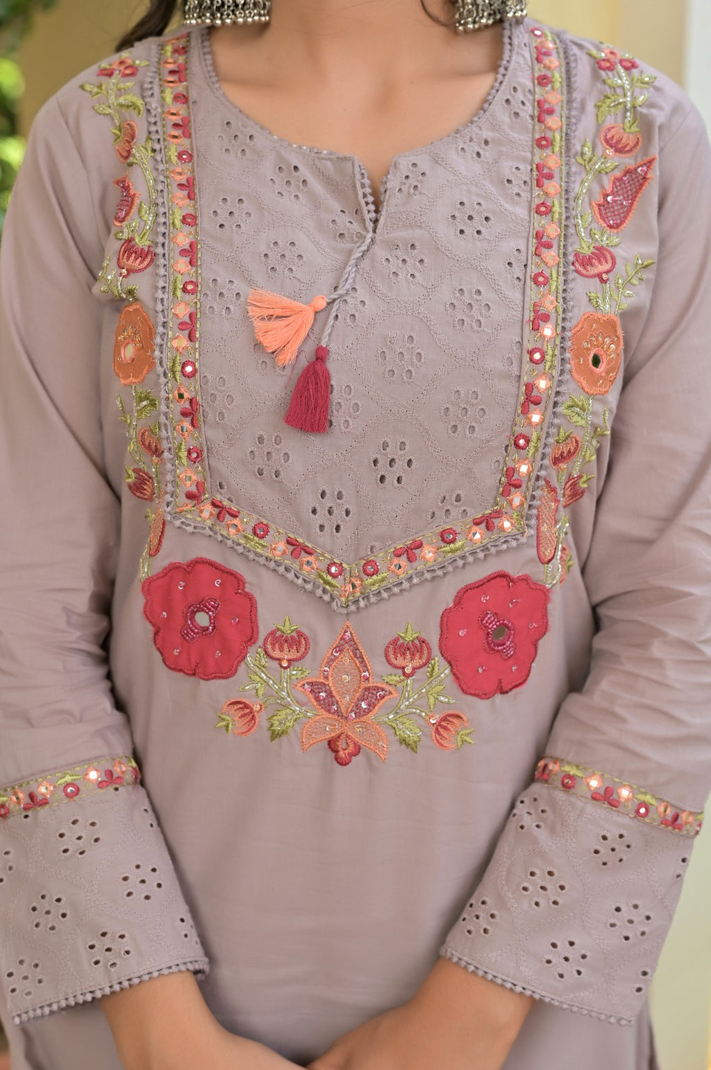 Gindly A-Line Kurti with Dupatta