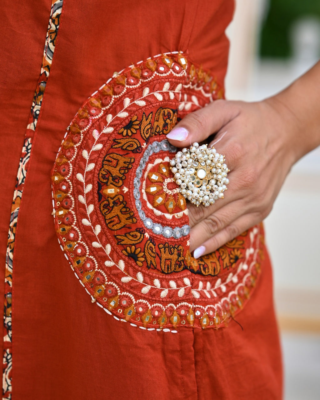 Gindly A-Line Kurta Set