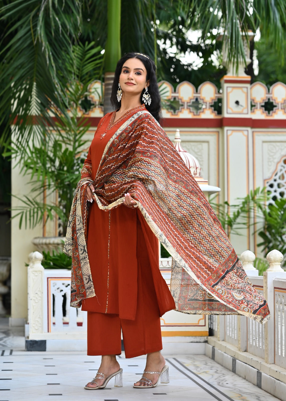 Gindly A-Line Kurta Set