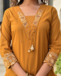 Gindly Straight Kurta Set with Bottom & Dupatta