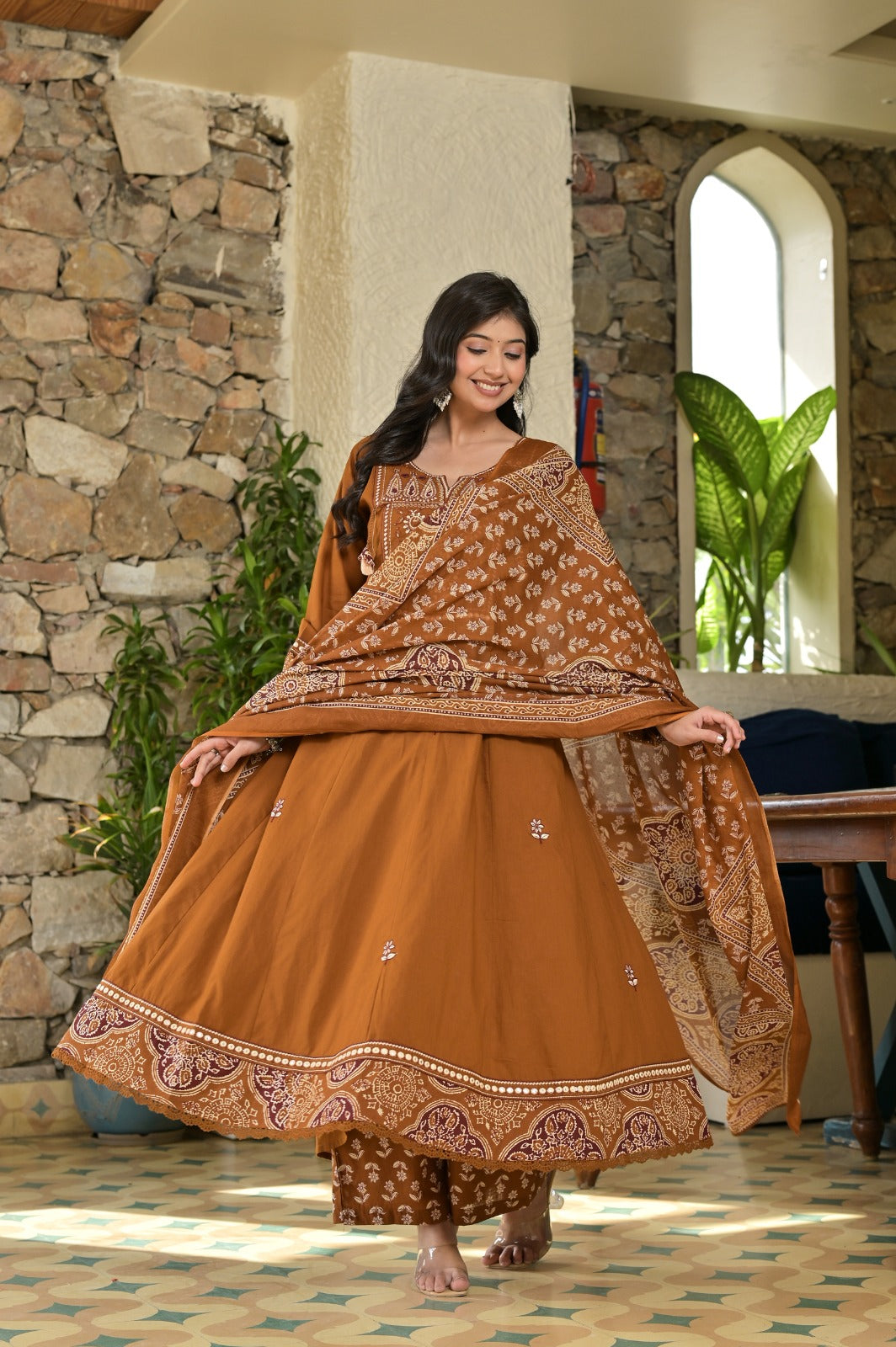 Gindly Anarkali 3 Piece Suit For Women
