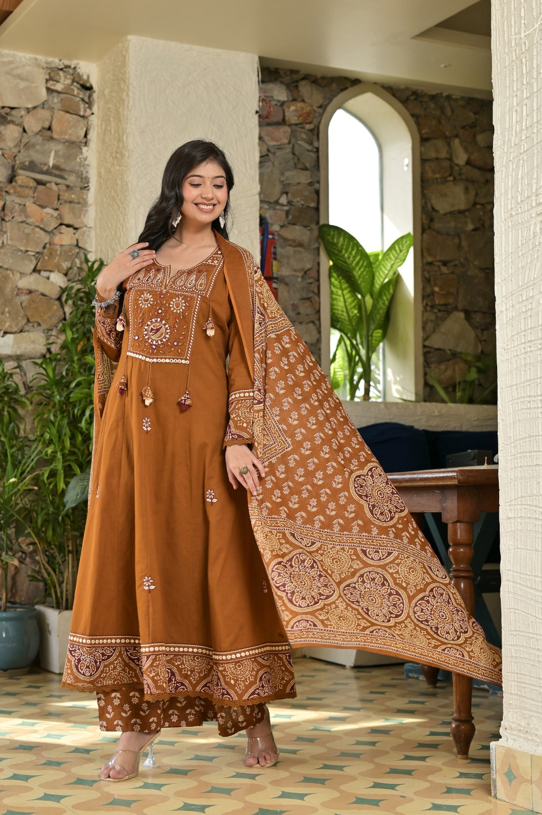 Gindly Anarkali 3 Piece Suit For Women