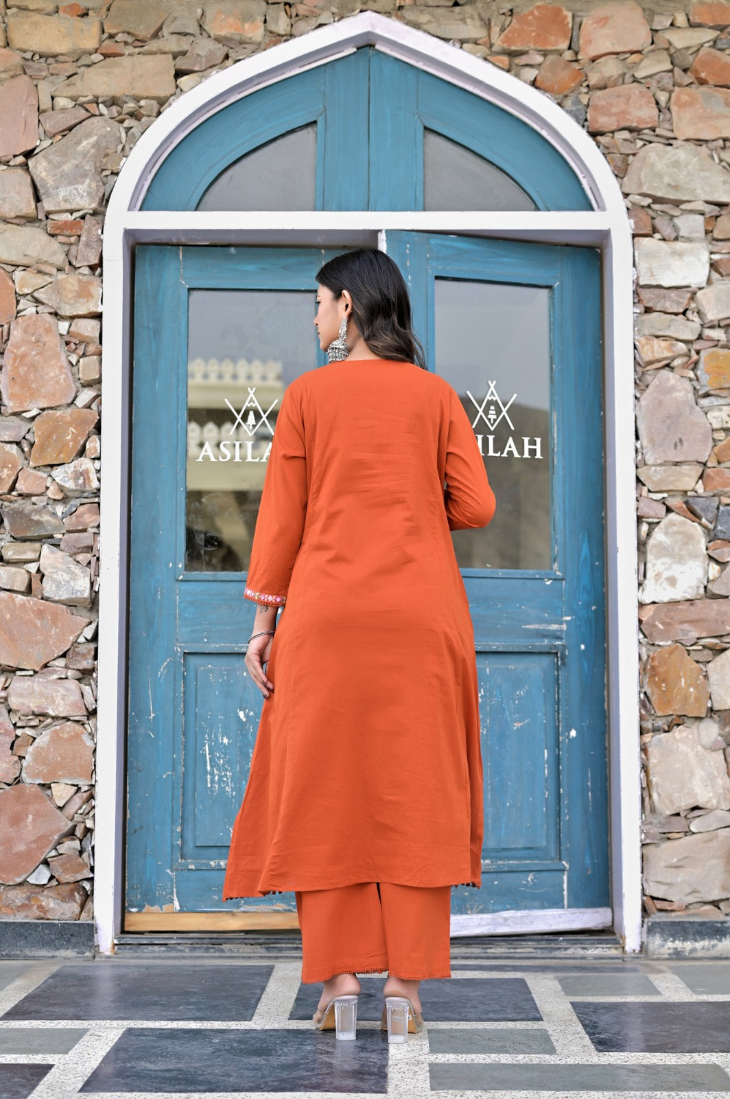 Gindly Women's  A-Line Ethnic Kurta & Palazzo Set with Dupatta
