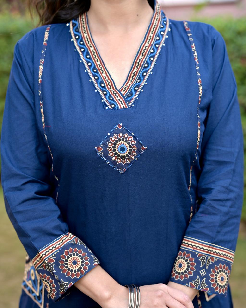 Gindly A-Line Kurta Set