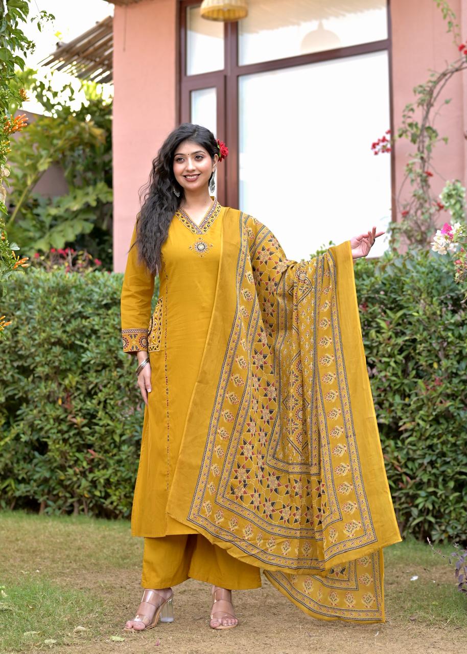 Gindly A-Line 3 Piece Suit For Women