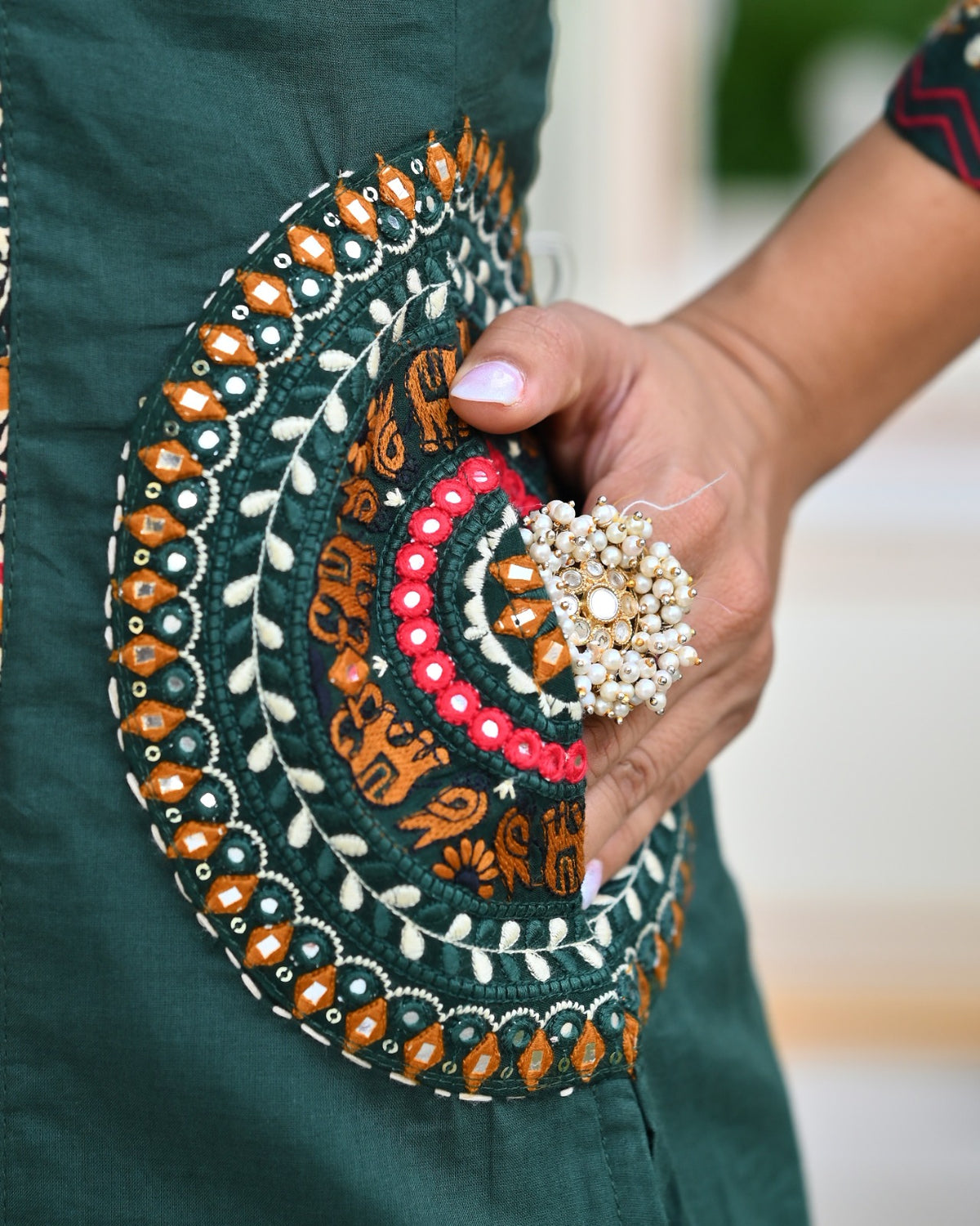 Three Piece Embroieded Kurta Palazzo Set with Dupatta